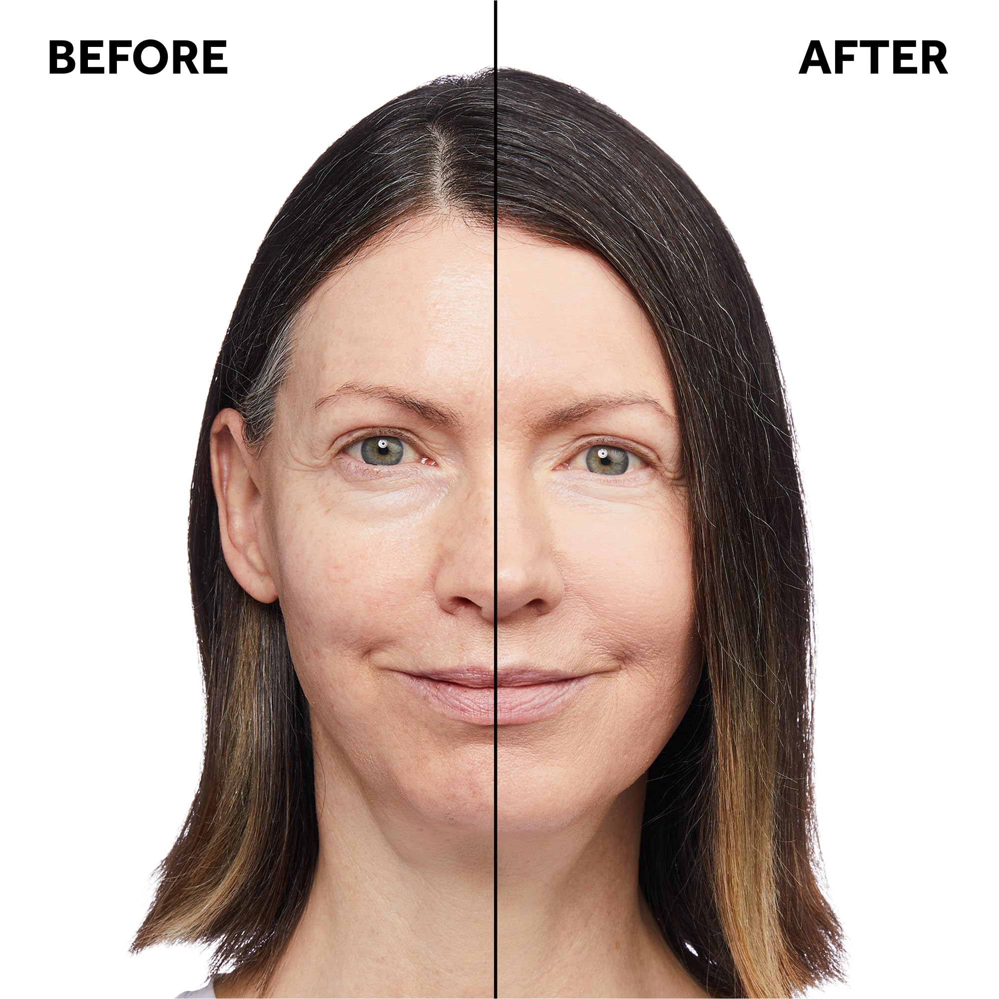 No7 Protect & Perfect foundation blurred-pores closeup demonstrates smoothing effect for refinement.
