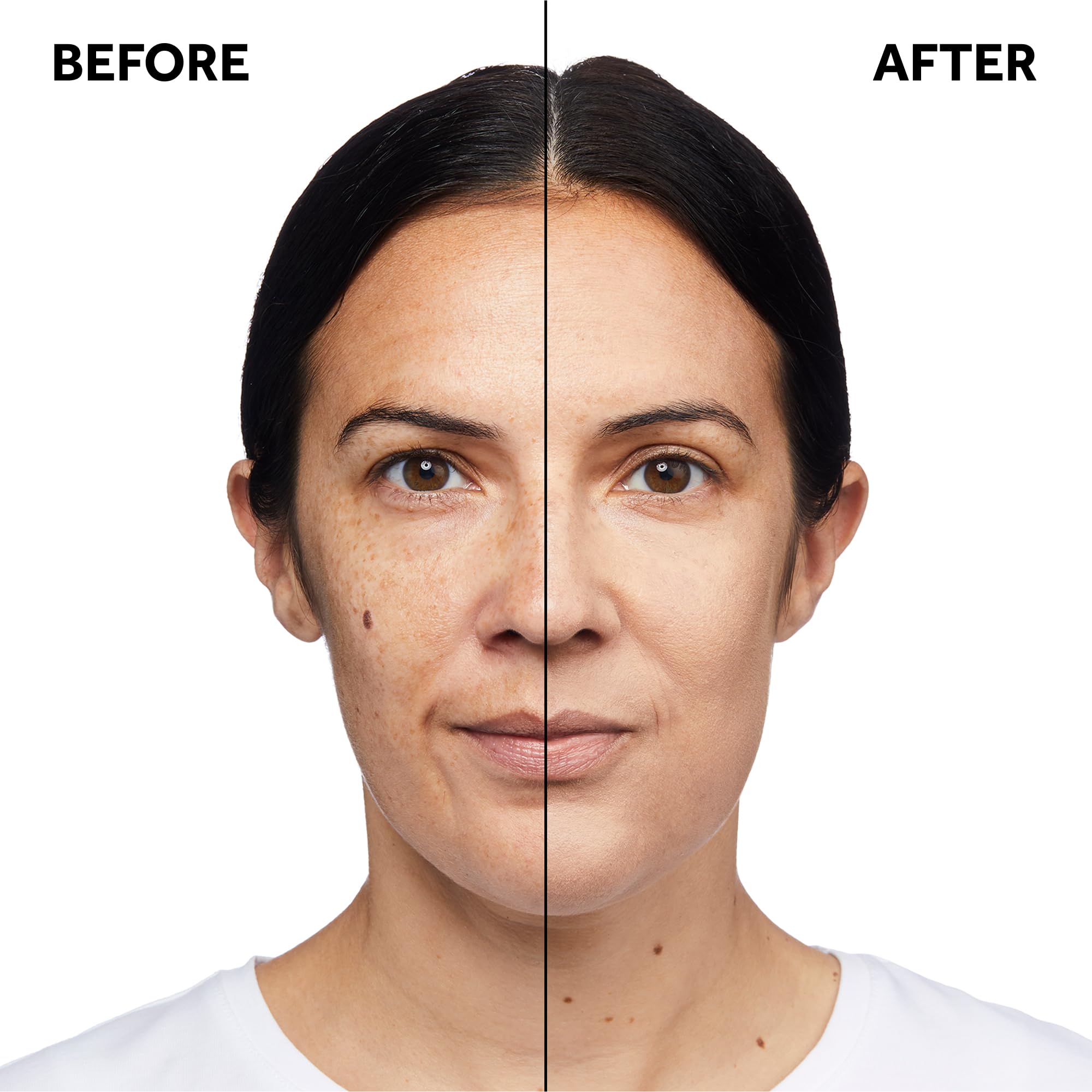 No7 Protect and Perfect Foundation liquid texture showing buildable coverage on skin