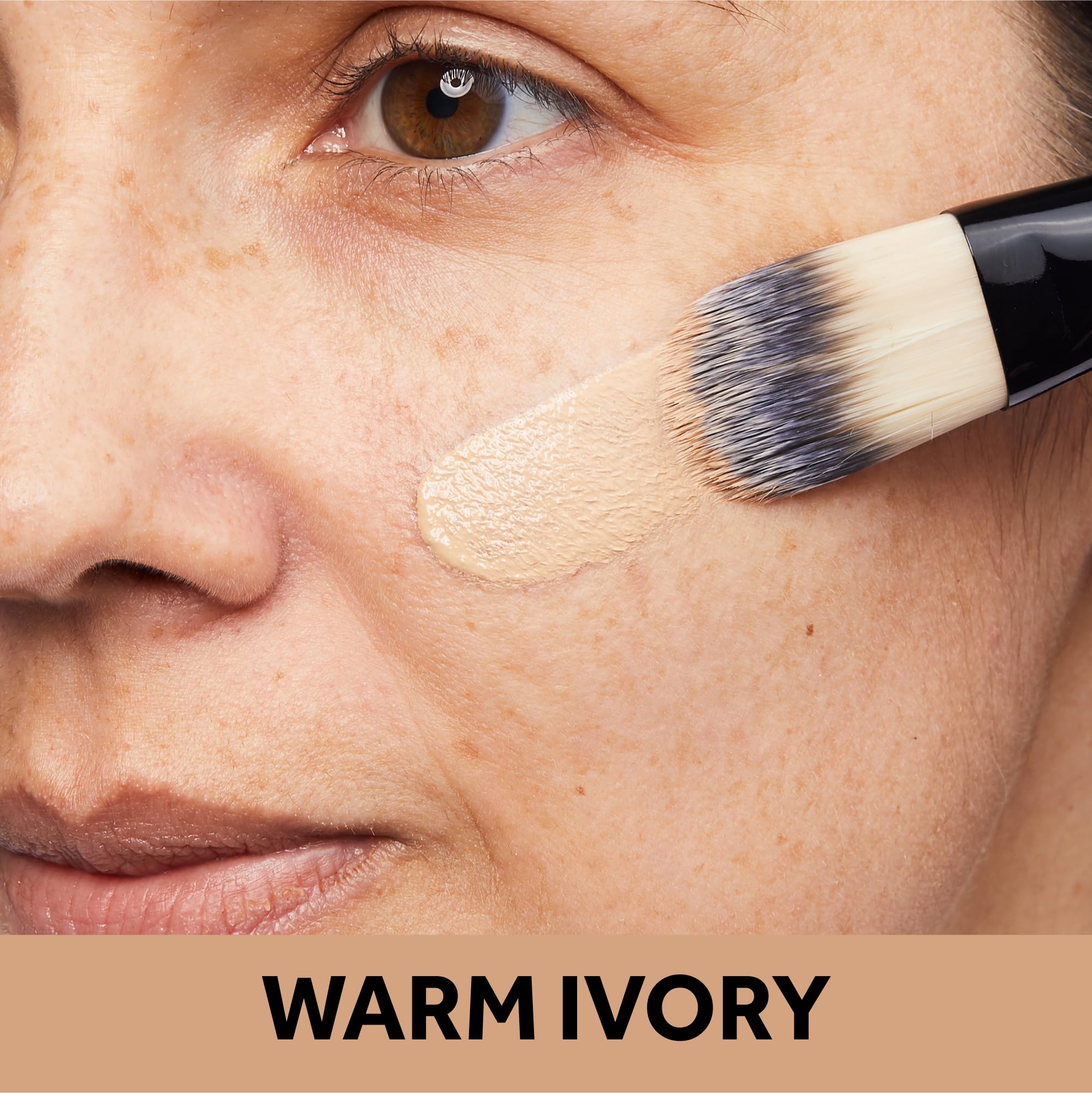 No7 Protect and Perfect Foundation SPF 50 swatch on skin for even tone