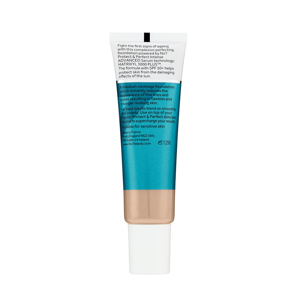 No7 Protect & Perfect SPF 50 packaging highlights sun protection.