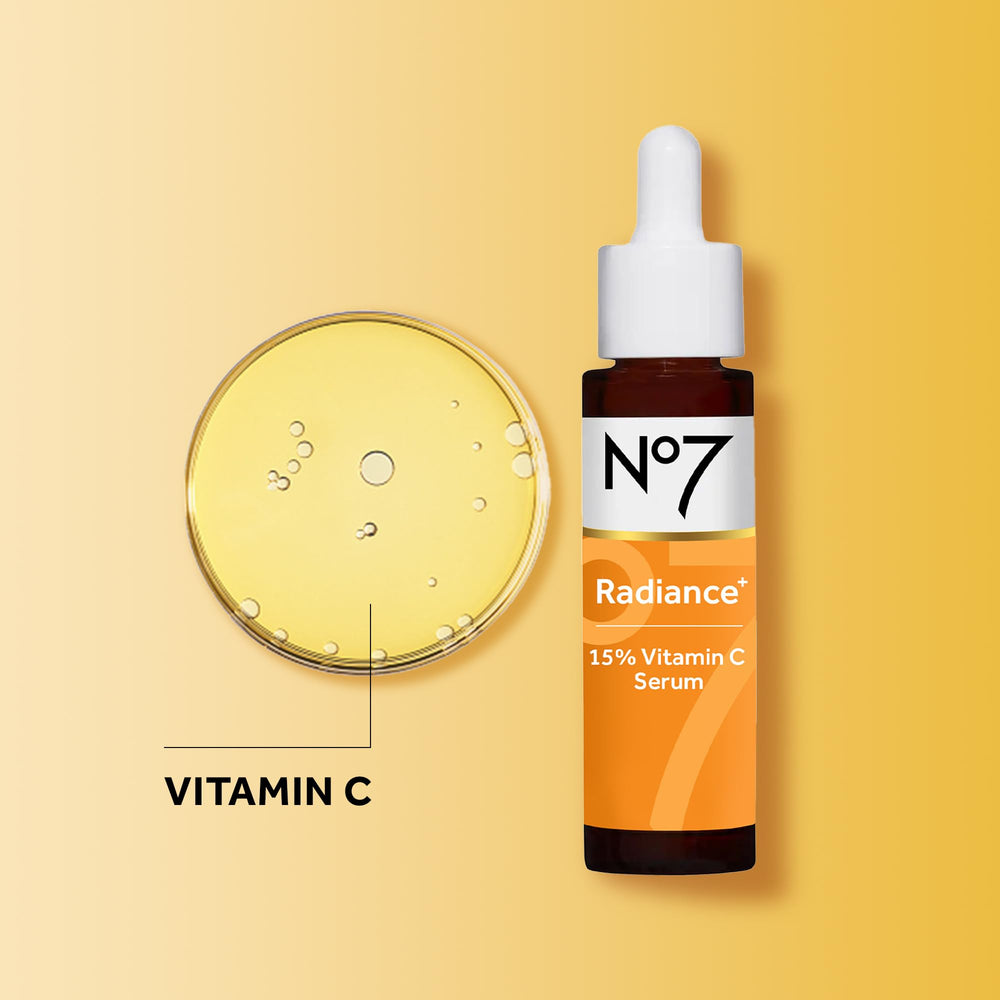 No7 Radiance+ serum targets uneven skin tone with brightening action