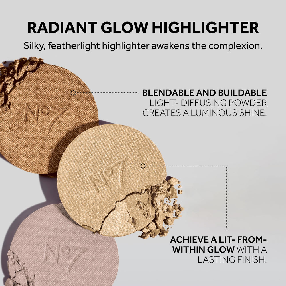 No7 swatch on skin demonstrating Pink Silk glow and natural radiance