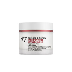 No7 front jar view showing product and branding for visible firming
