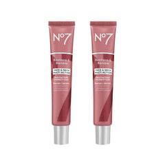 No7 front packaging showing dual 1.69 fl oz bottles and branding for visible results