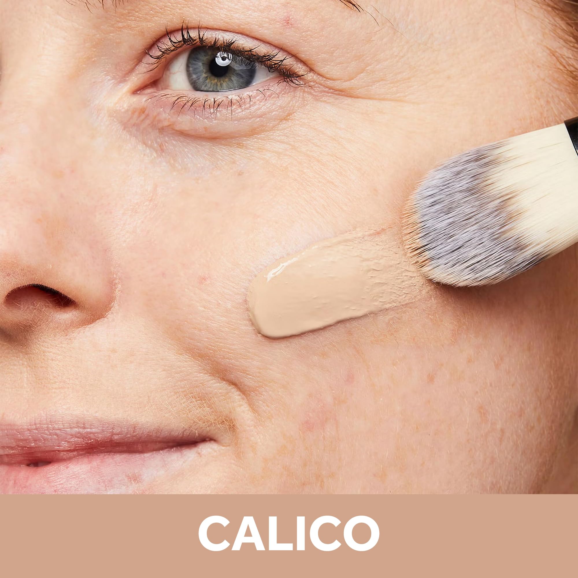 No7 Restore & Renew Calico pump illustrates easy application with SPF 20 protection