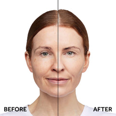 No7 Restore & Renew porcelain swatch reveals buildable medium coverage for a natural finish.