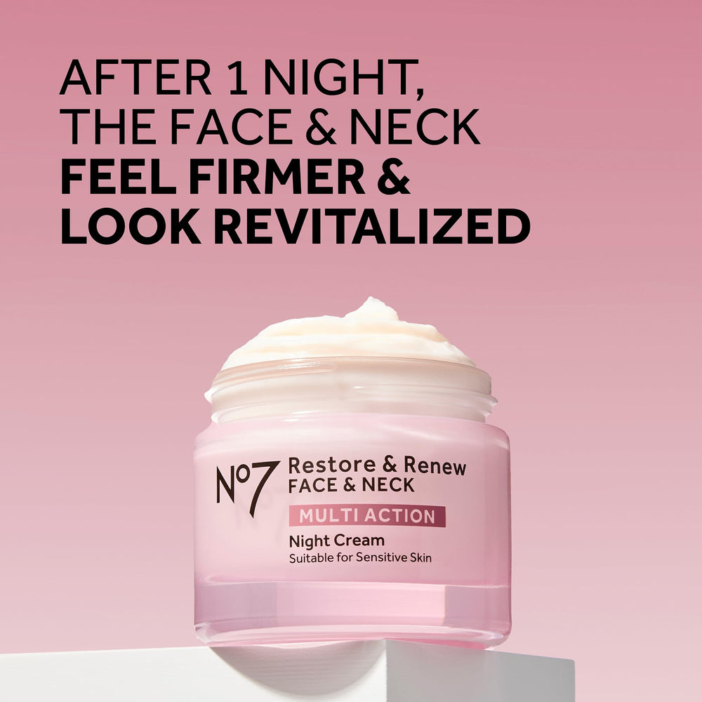 No7 Restore & Renew SPF 30 day cream packaging close-up