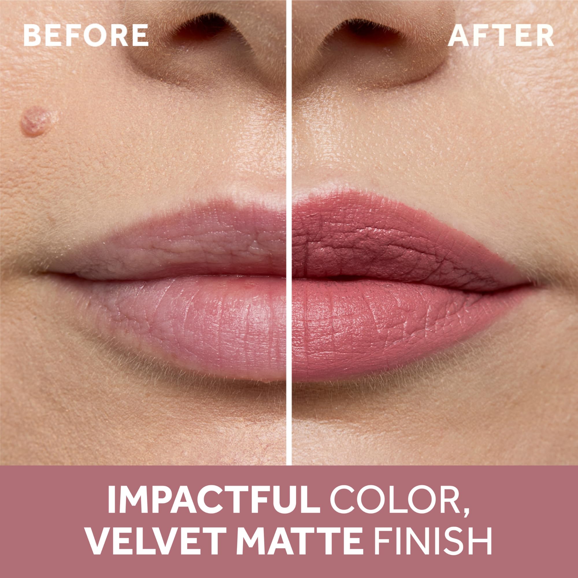 No7 Rose Couture bullet close-up highlighting creamy matte texture for smooth application