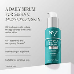 No7 pipette dispensing serum drop, demonstrating precise dosage and easy application