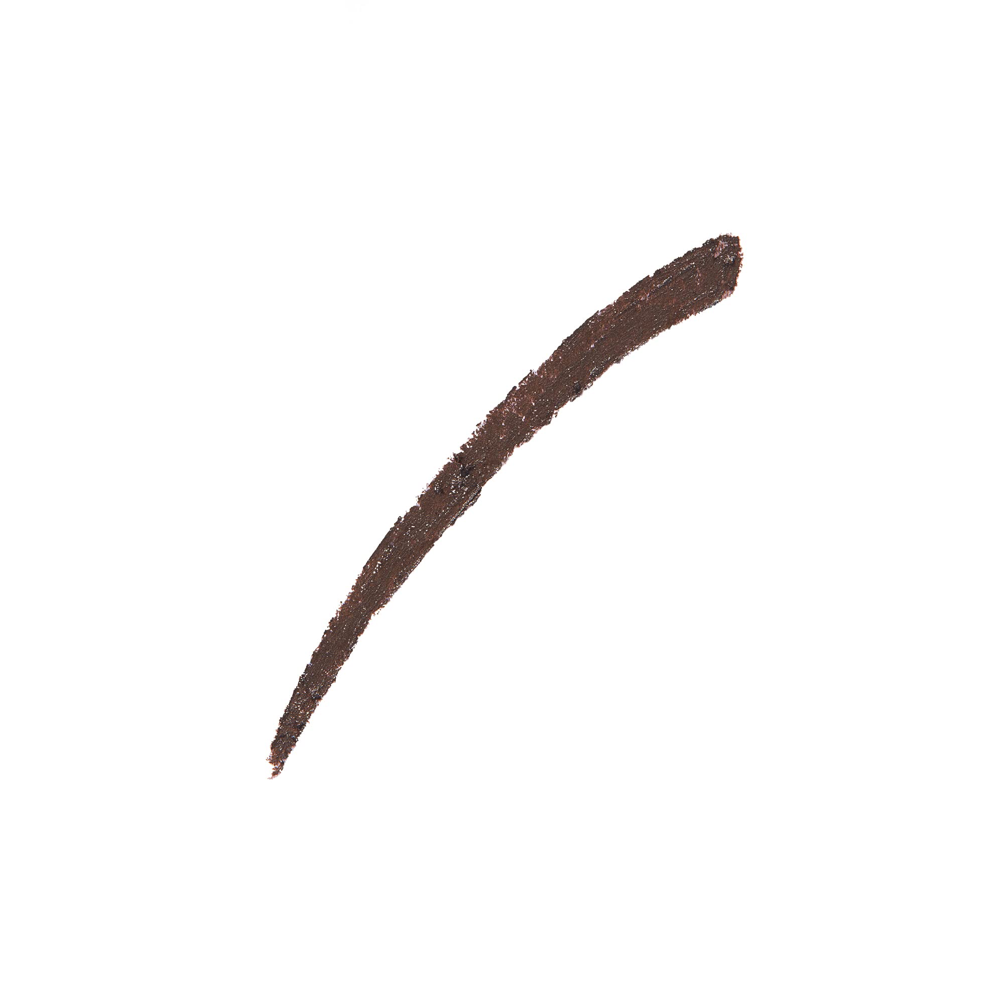 Swatch of No7 brown eye pencil showing shade and waterproof pigment.