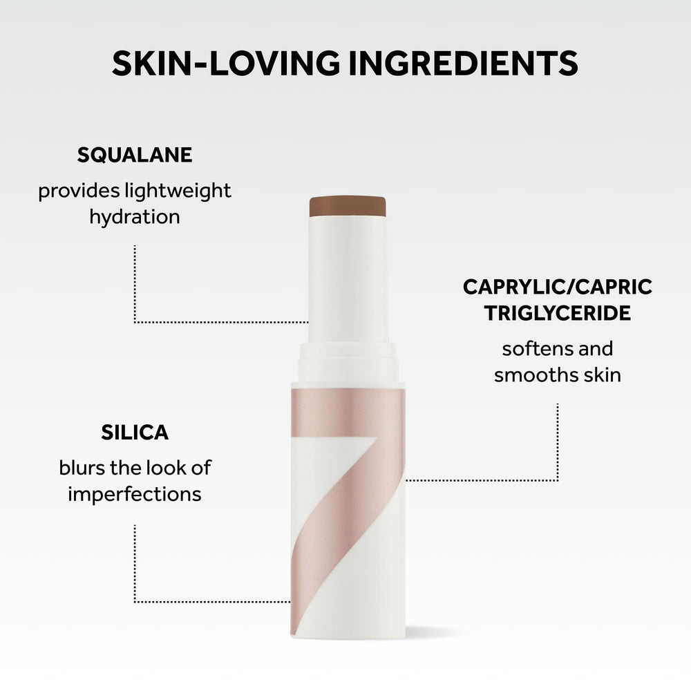 No7 foundation label with ingredients highlighting squalane hydration benefit