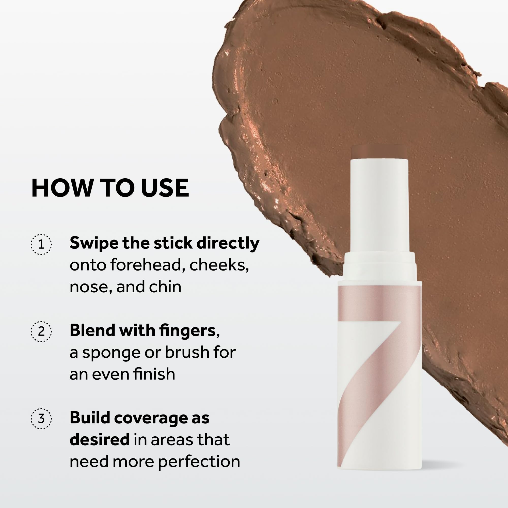 No7 application on model cheek demonstrating easy blending and natural semi-matte benefit