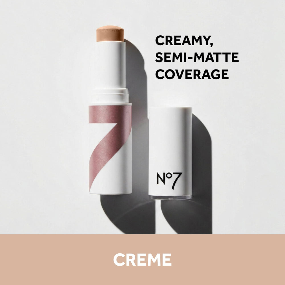 No7 close-up of creamy stick texture highlighting smooth, hydrating formula