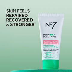 No7 close-up texture of CICA cream demonstrating soothing hydration