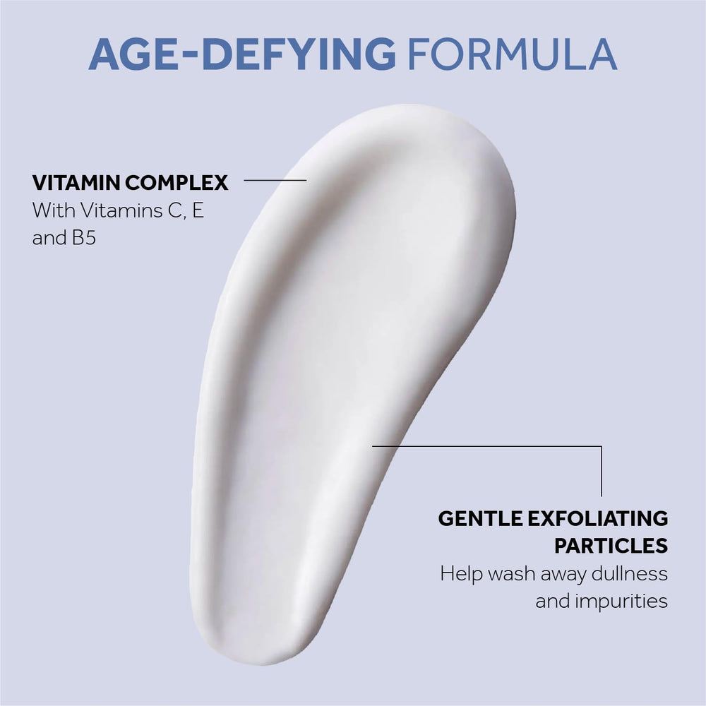 No7 texture close-up showing gentle exfoliating particles, illustrates smoothening