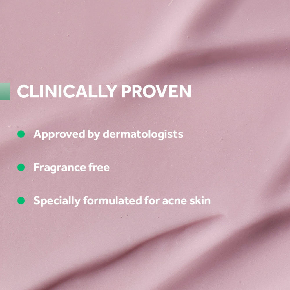 No7 treatment dispensed on fingertip illustrating controlled application for spot treatment