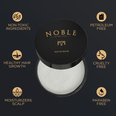Noble By Greg Young packaging box and bottle shot emphasizes premium quality and travel-friendly size