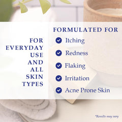 Noble Formula bar soap lathering in hand offers a refreshing cleanse for all skin types.