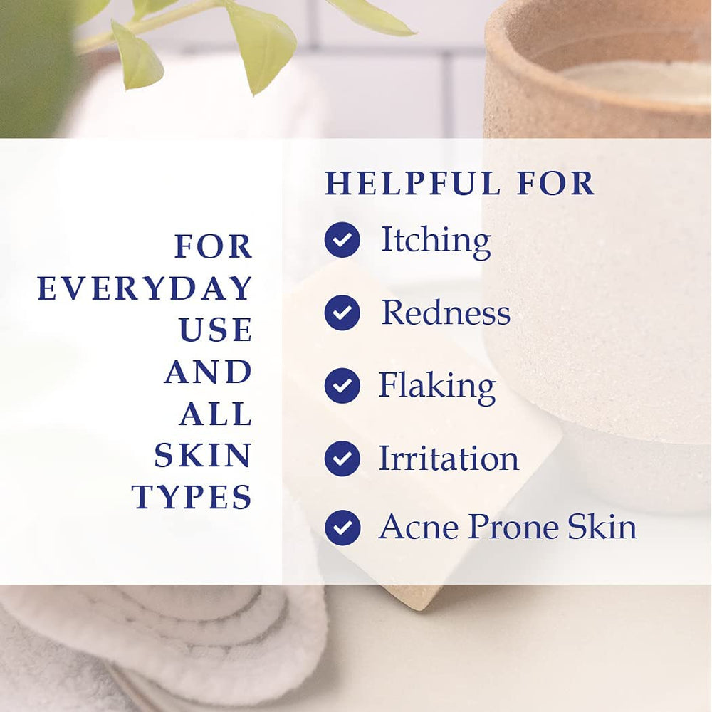 Olive oil and argan oil nourish the skin during cleansing.