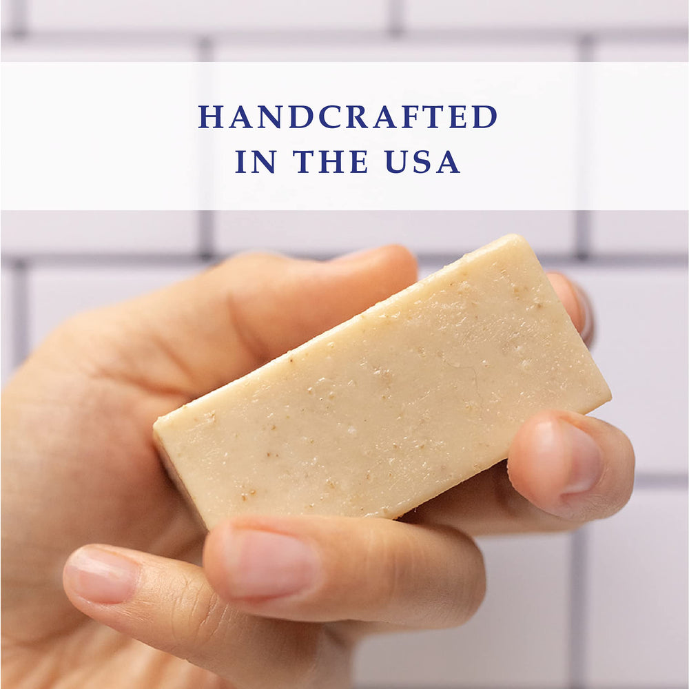 Noble Formula Zinc Bar Soap handmade packaging closeup for sensitive skin care.