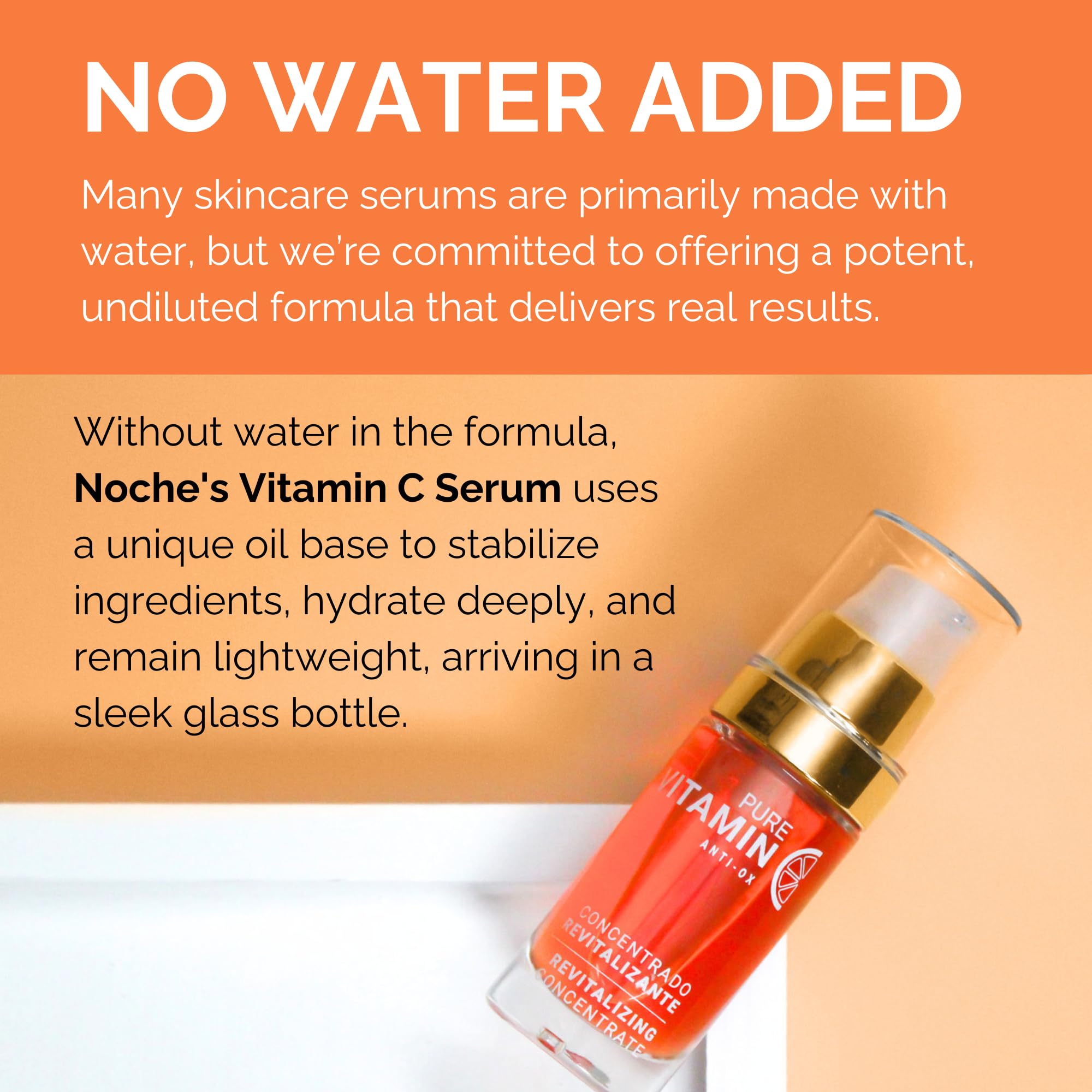 Noche Y Dia Vitamin C Serum blemish defense targets pores for a smoother texture.