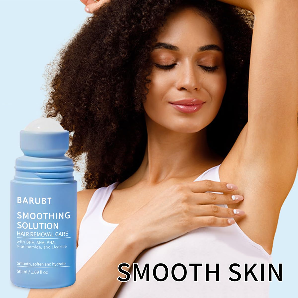 NOEEWUPO leg-skin care image illustrating hydration and smoother feel
