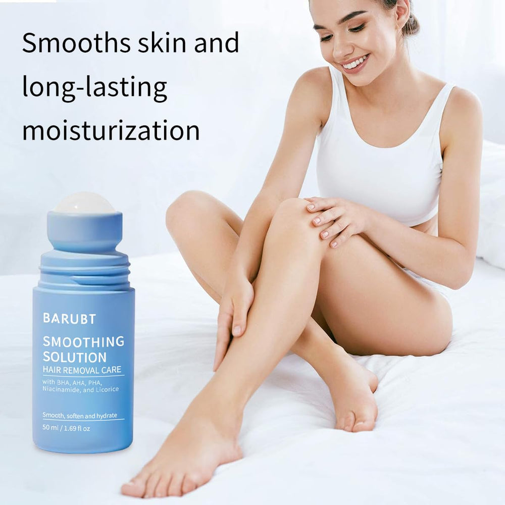 NOEEWUPO serum being applied to underarms for daily gentle care
