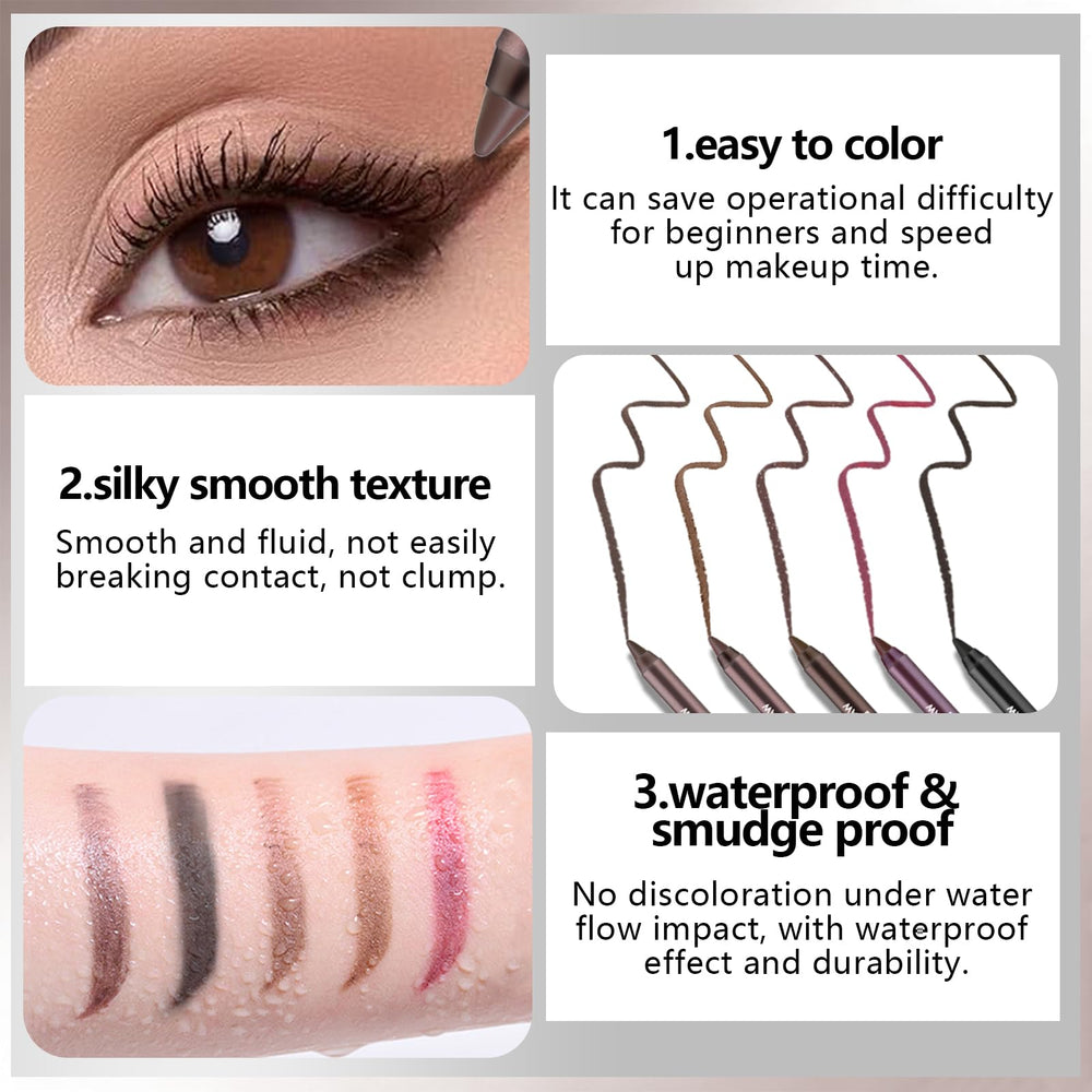 Noerrors plum shade swatch demonstrates bold definition with creamy glide.