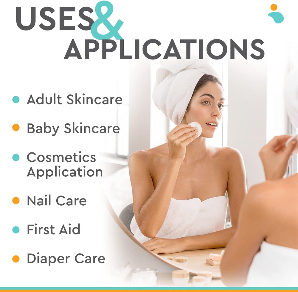 NOLEO cotton rounds newborn skin safety—soft, non-toxic wipes