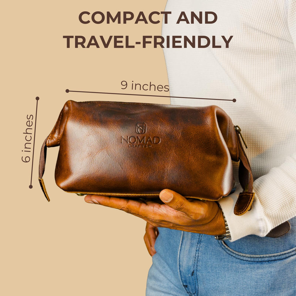 NomadCraftsCo waterproof lining protects contents during travel