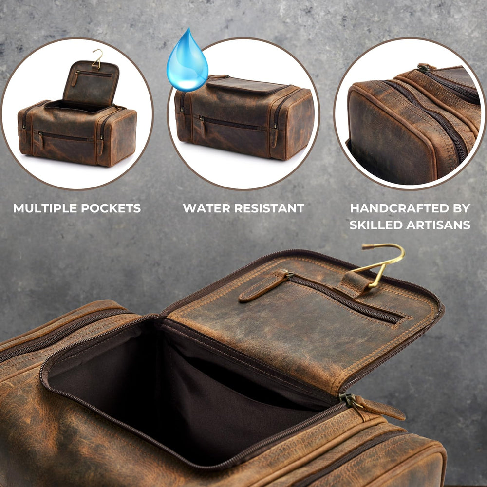 NomadCraftsCo sleek profile fits carry-ons and dresser tops.