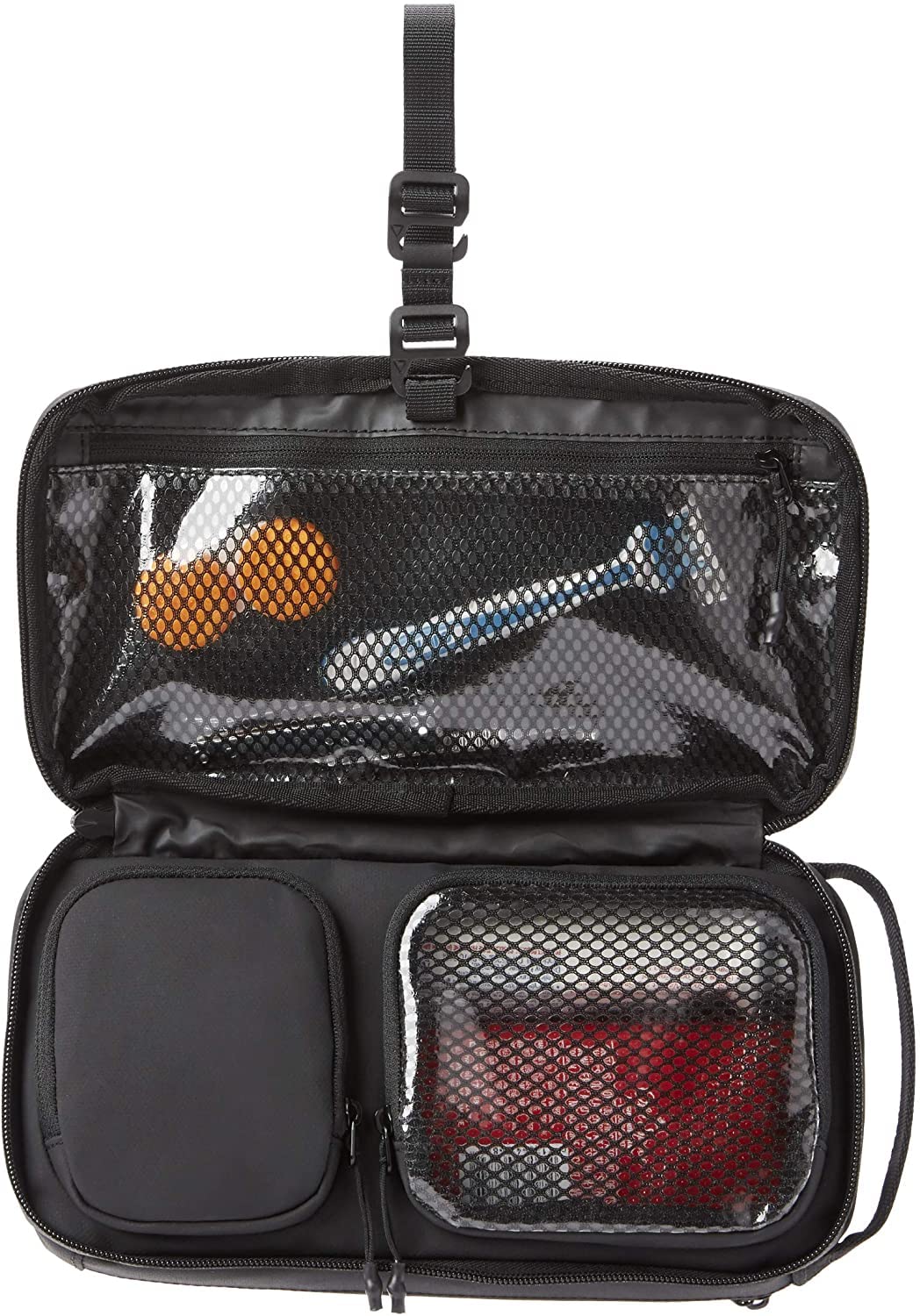NOMATIC Toiletry Bag Packable in Suitcase highlights easy packing.