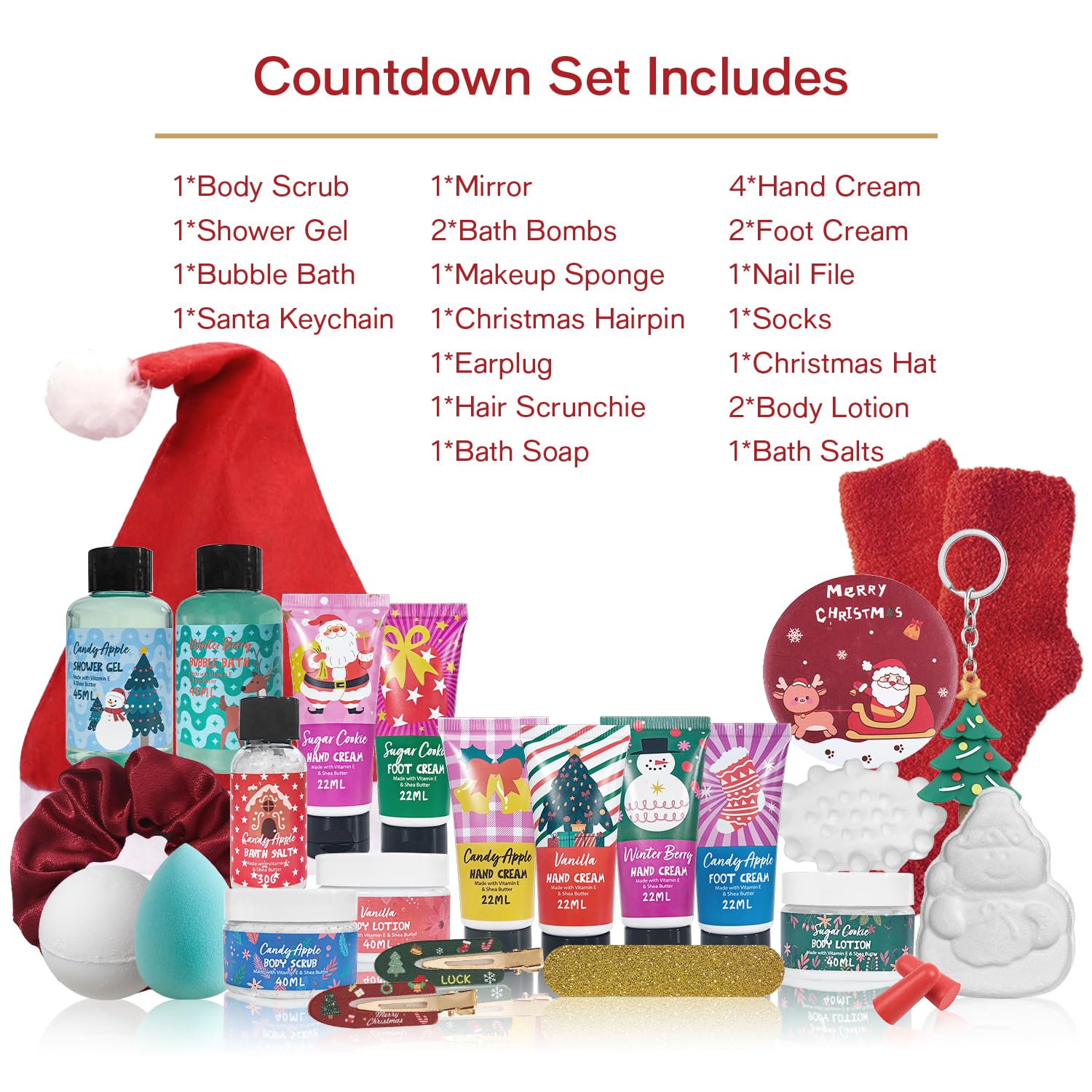 Nomemio Beauty Advent Calendar 24 days opened—unboxing daily surprises for a festive self-care ritual.