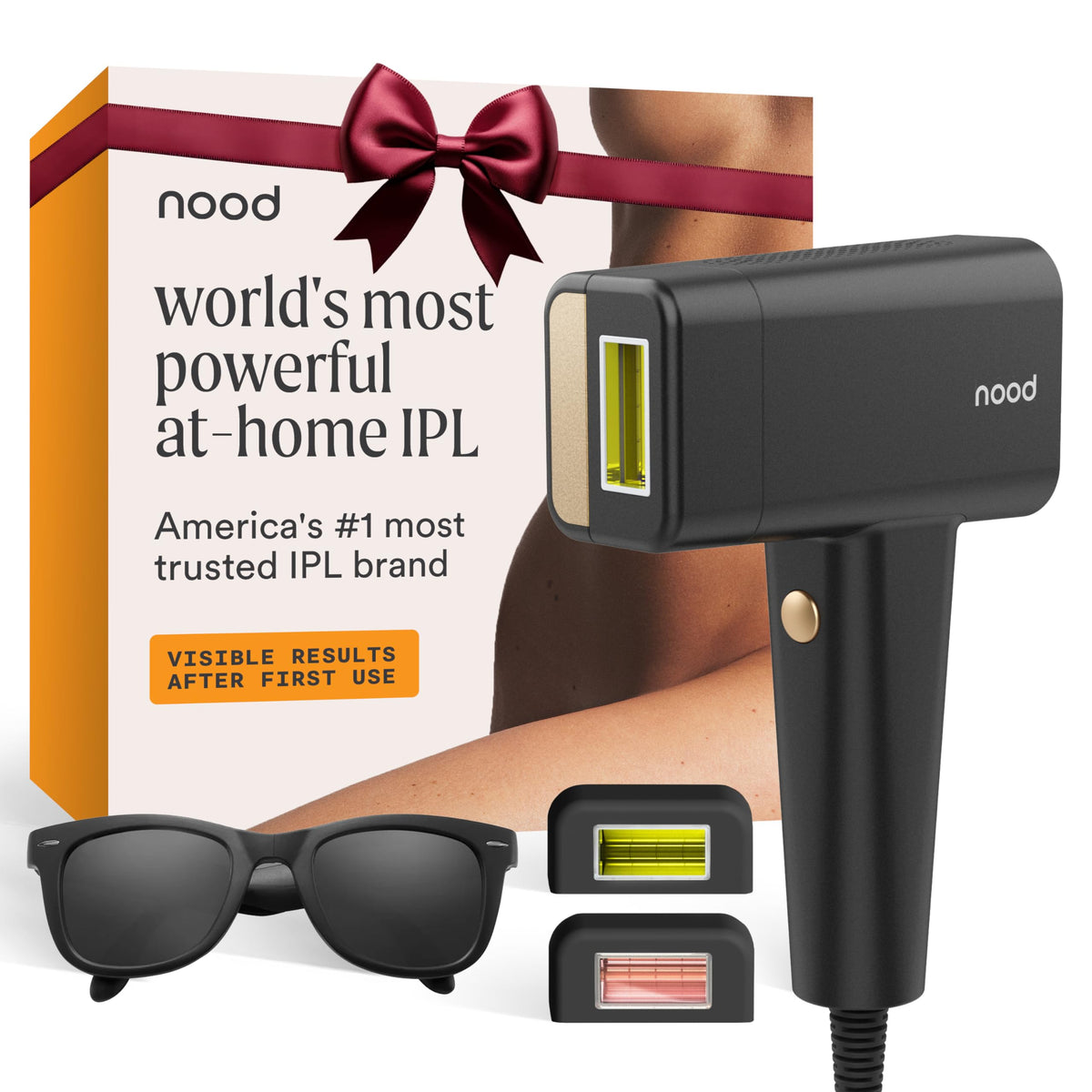 Nood Flasher Pro front view for at-home hair removal convenience