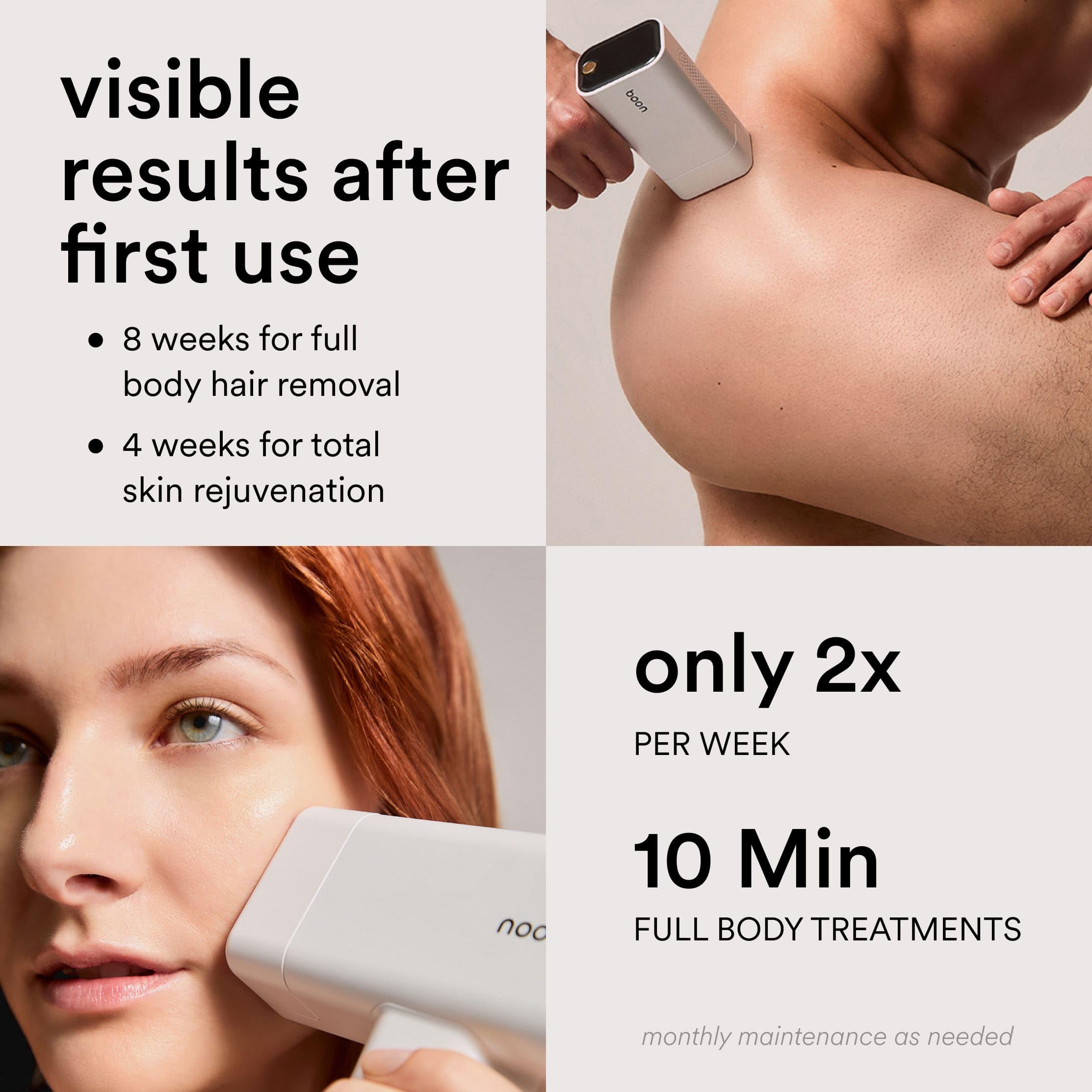 Nood Slow-Grow Serum bottle emphasizes slower regrowth and reduced irritation