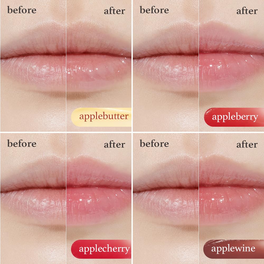 NOONI Applebutter Lip Mask nightly routine suggesting long-lasting moisture.