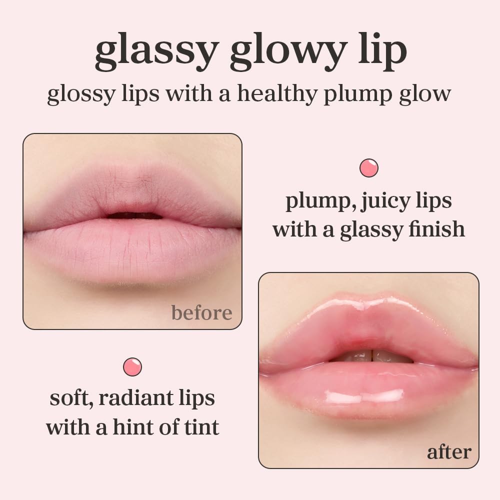 NOONI Applepeony Lip Oil with natural tint for a fresh look