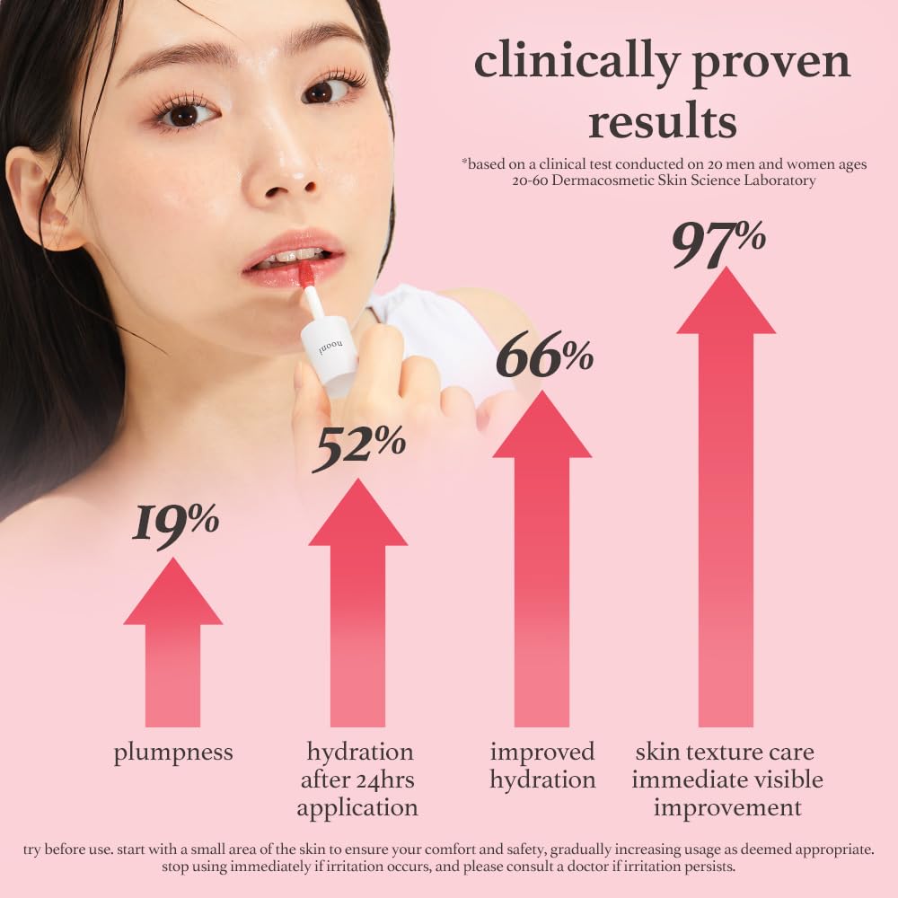 NOONI lip oil tube in hand for on-the-go hydration