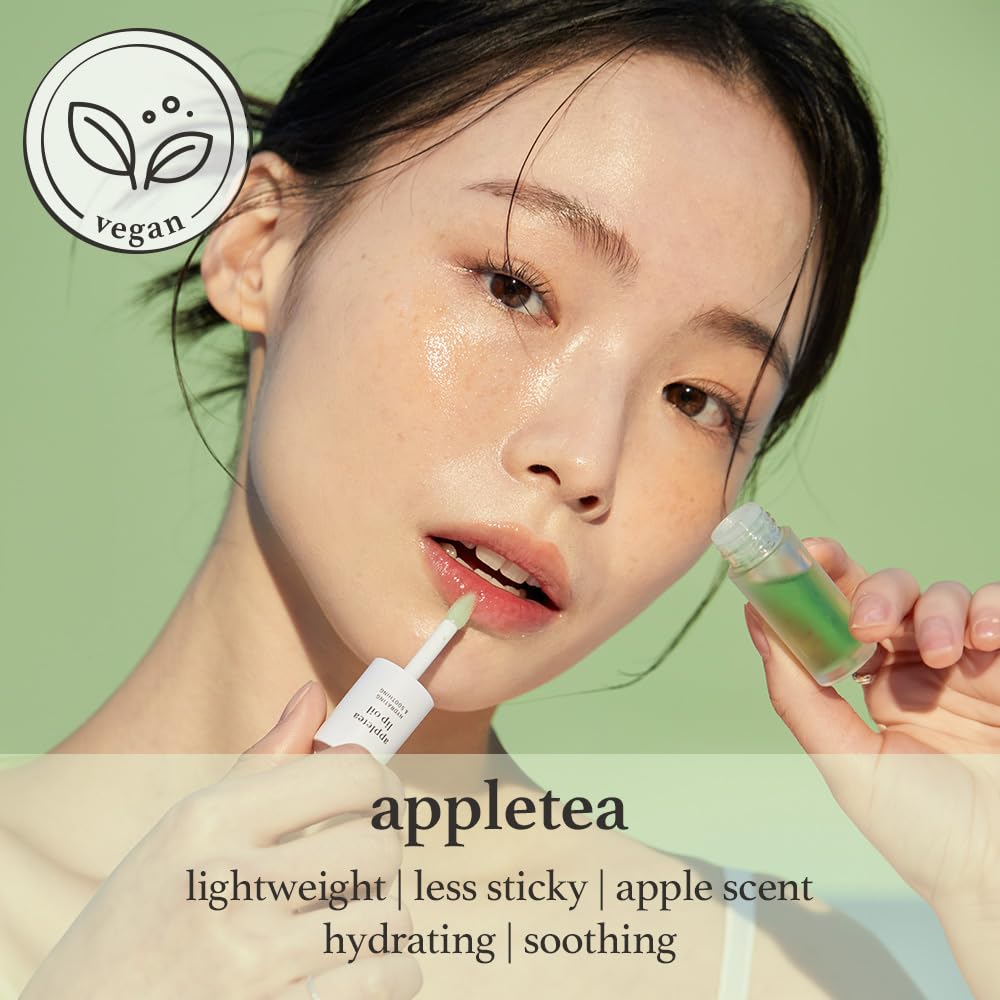 nooni Appletea lip oil plump-looking lips naturally