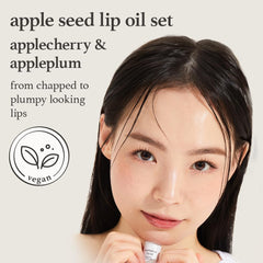 NOONI lip oil tube close-up displays smooth texture for quick lip conditioning.