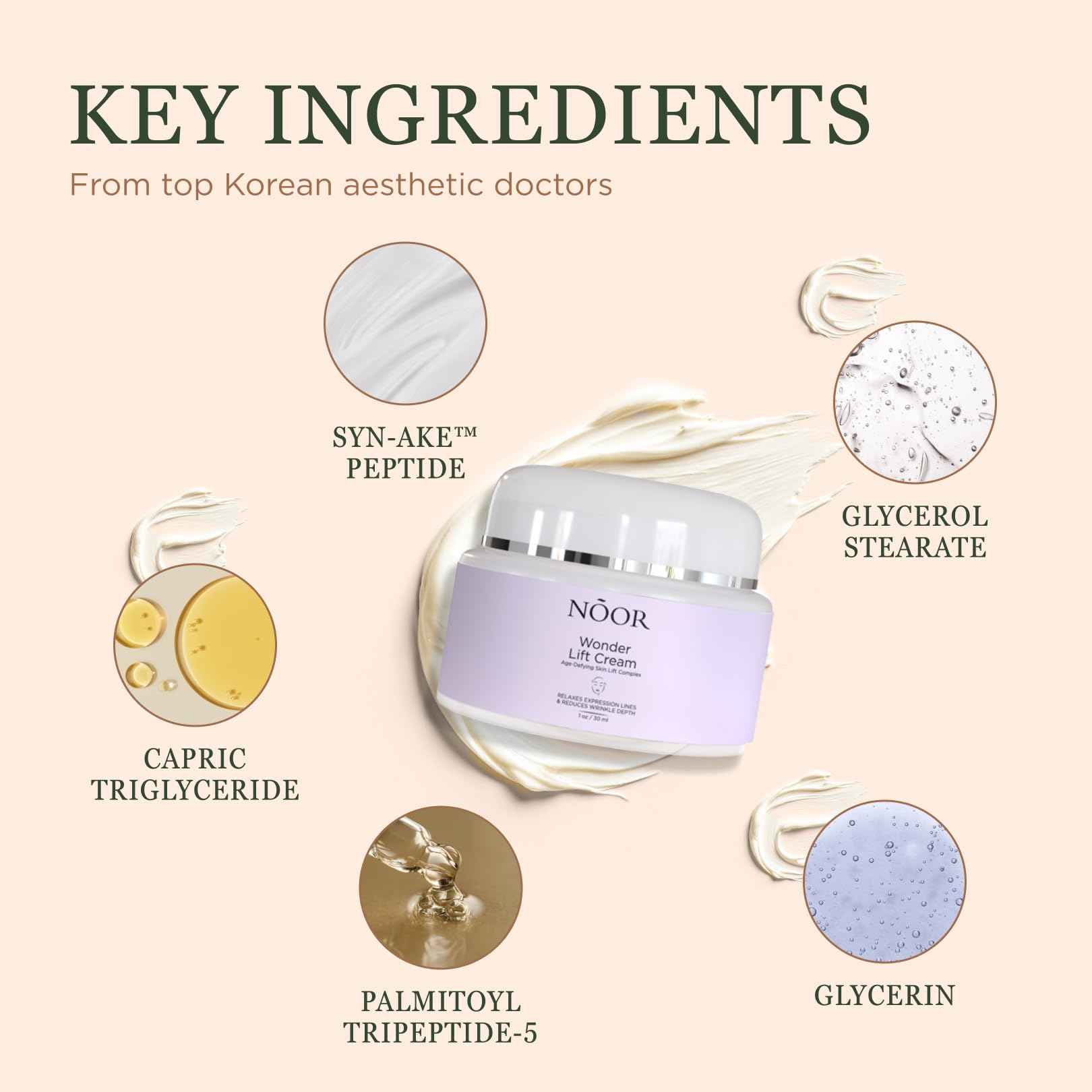 Noor Wonder Lift Cream morning routine image emphasizes refreshing hydration