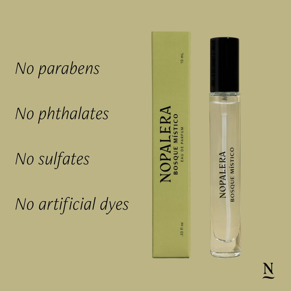 Nopalera Bosque Místico forest scene visual evokes nature-inspired mood enhancement.