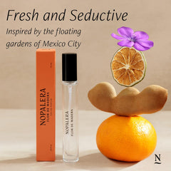 Nopalera Flor de Madera notes of tamarind, citrus, violet, jasmine hint at elegance.