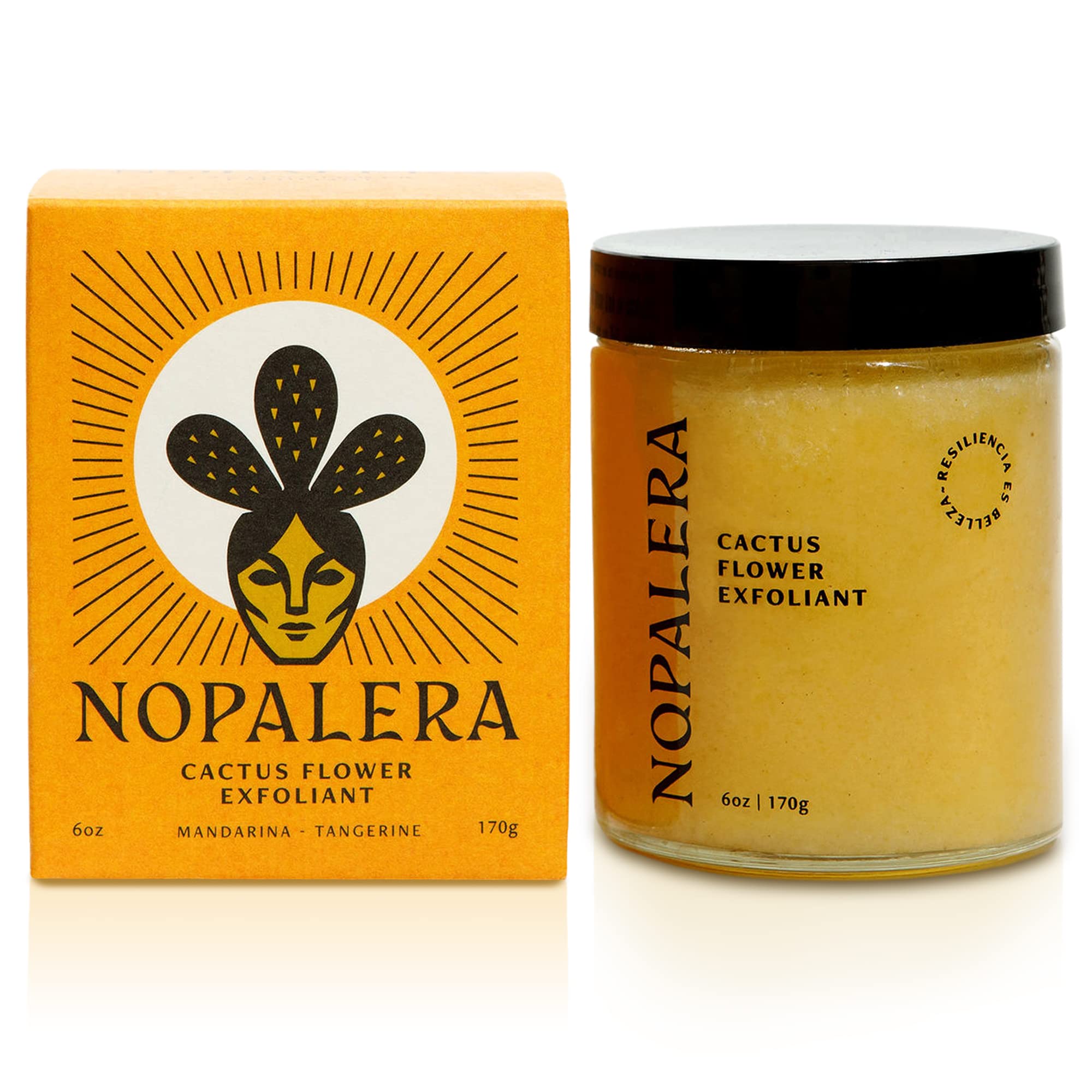 Nopalera Mandarina bottle close-up for a cleansing ritual