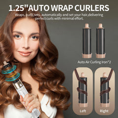 Nora Styler Multistyler Pro ionic technology image shows frizz control and shine