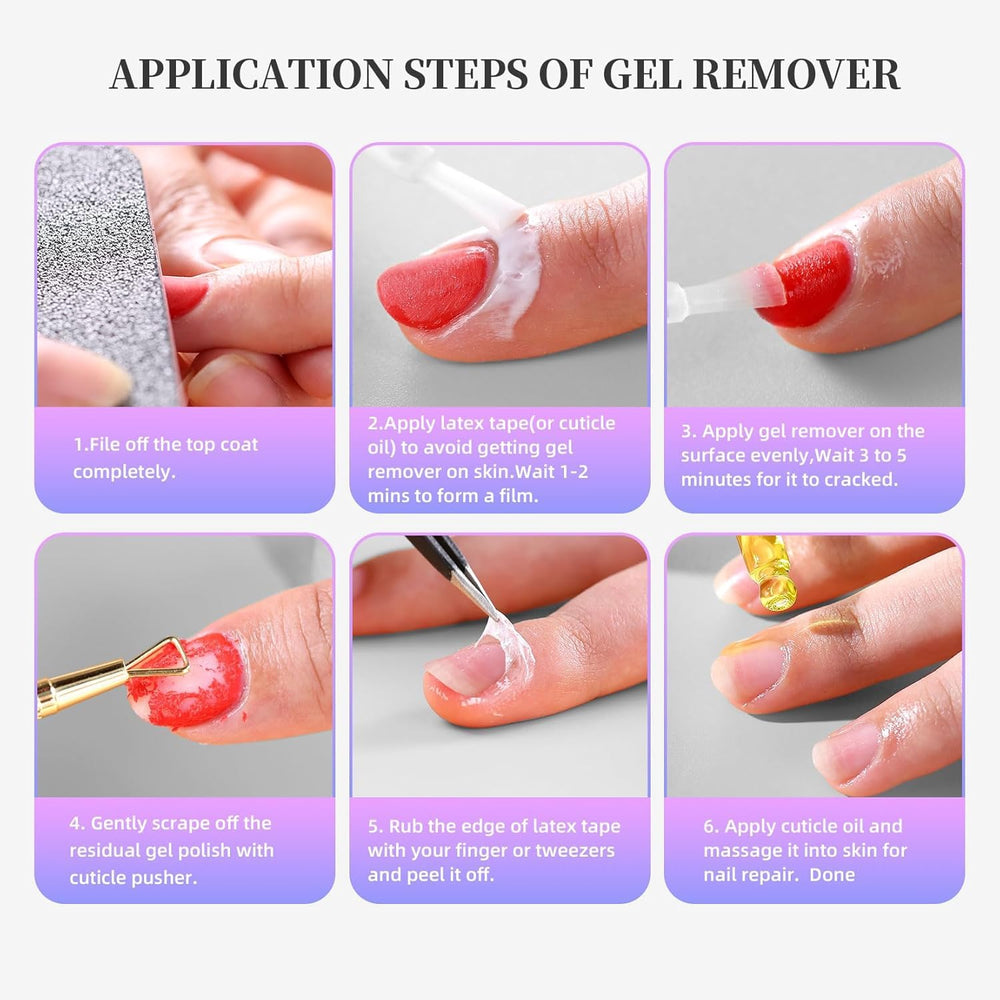 NORCICO gel-polish-remover two-pack designed for convenient home sessions