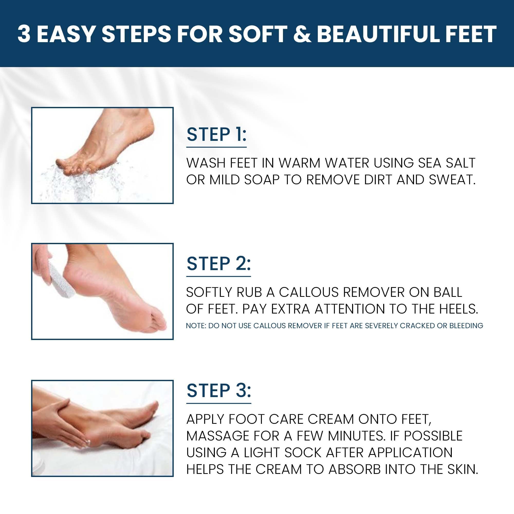 Nordic Care Foot Care Cream demonstrates soothing relief for tired feet