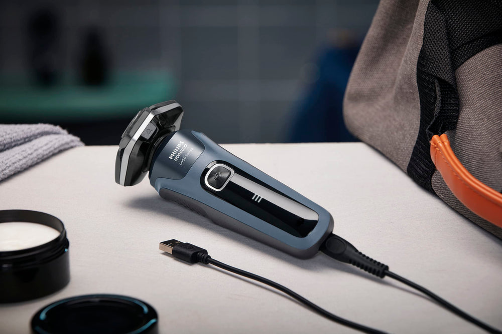 Norelco Shaver 5400 European blades delivering sharp performance