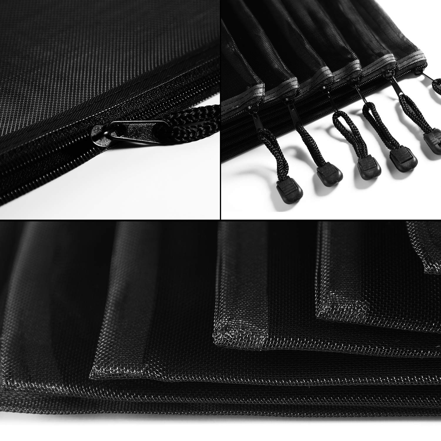 Norme mesh bag 9.5x7.1 inch for easy packing.