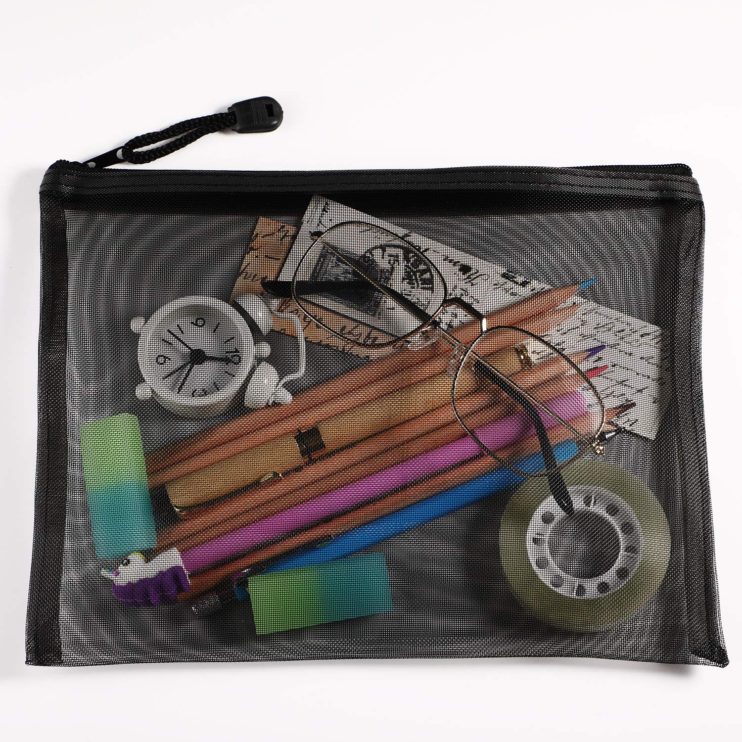 Norme mesh bags in a 10-piece set for organization.